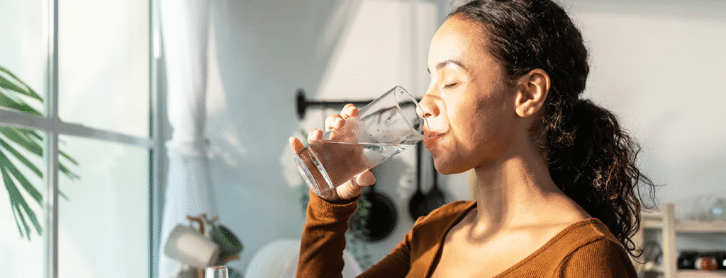 Lower High Blood Pressure Naturally drink water